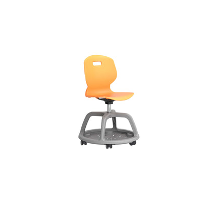 Titan Arc Community Swivel Chair | Marigold