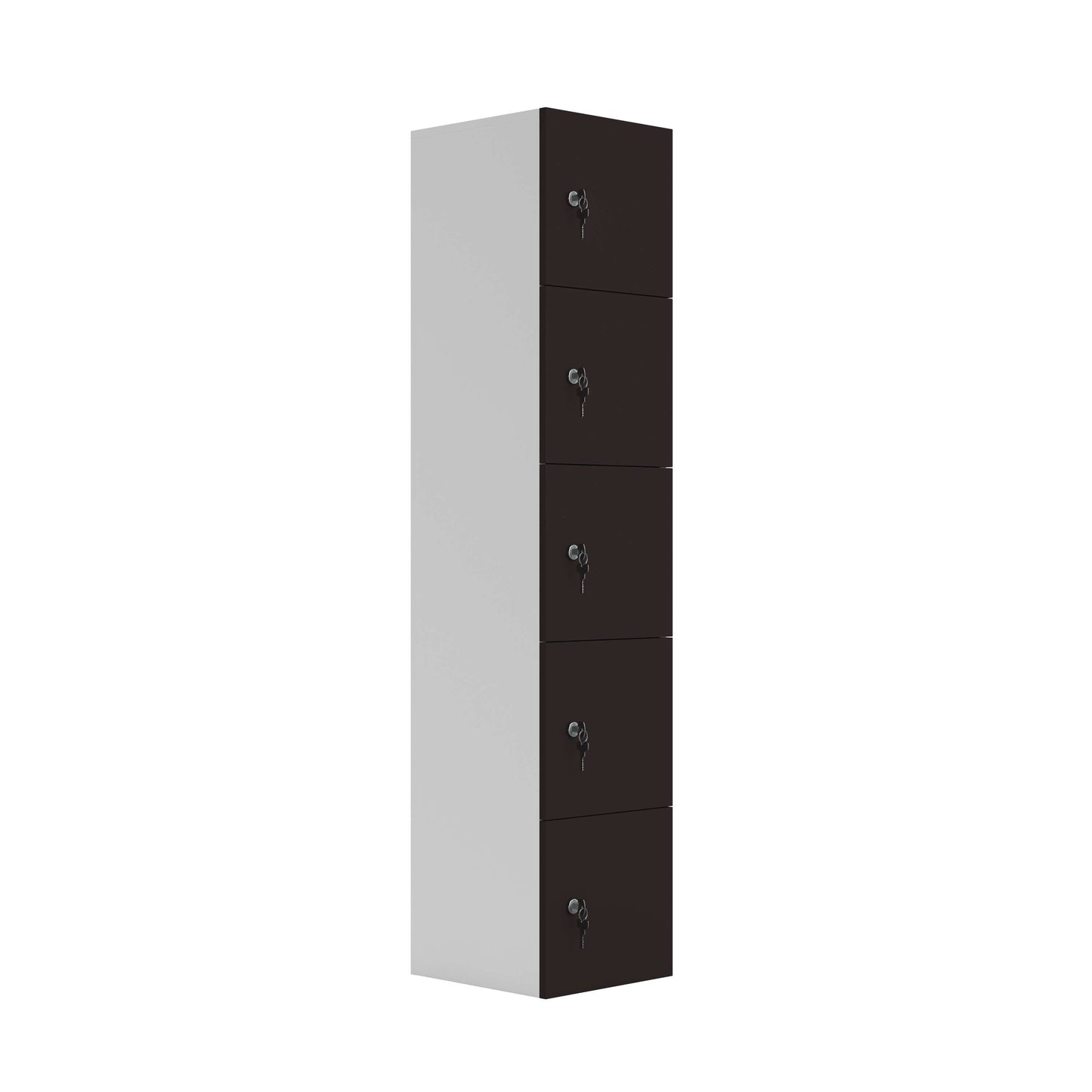 Five Door Unit Complete with Shelf, Coat Hooks, Cam Lock (FSC) | Anthracite