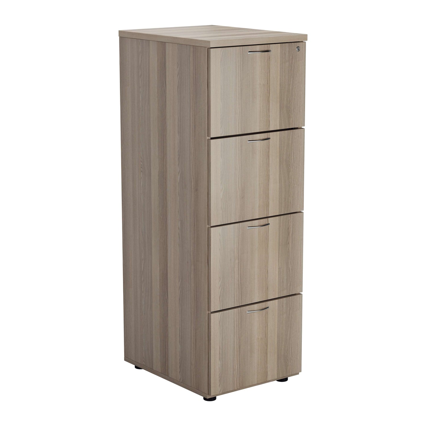 Essentials Filing Cabinet 4 Drawer (FSC) | Grey Oak