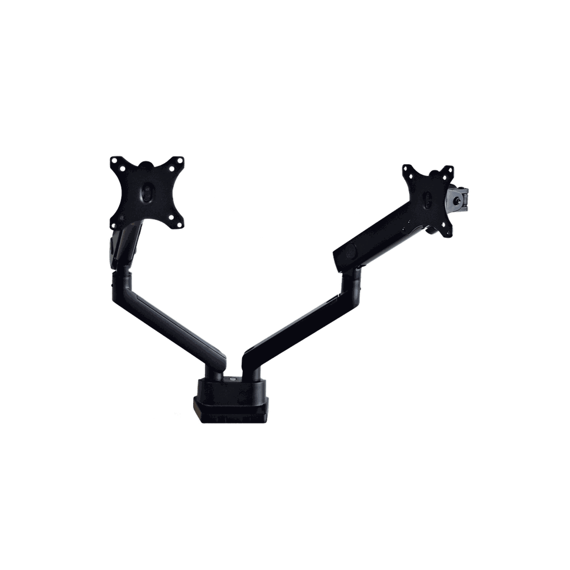 Twin Spring Assisted Monitor Arm | White