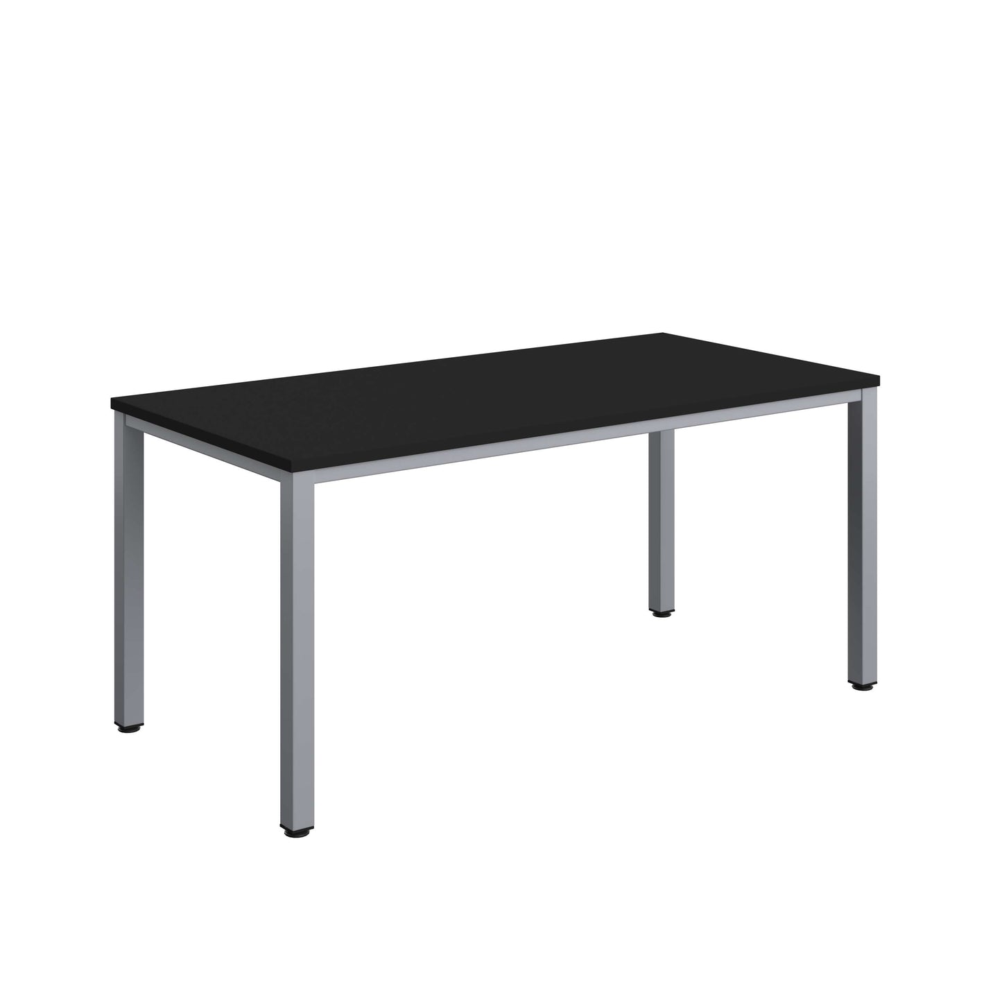 Fraction Infinity Rectangular Meeting Table (FSC) | 1600 X 800 | Black/Silver