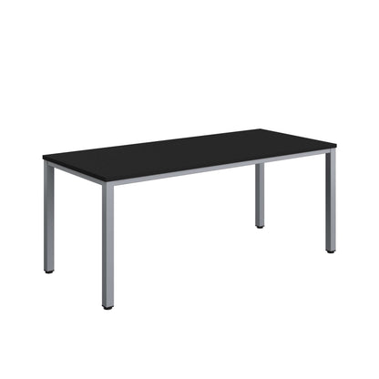 Fraction Infinity Rectangular Meeting Table (FSC) | 1800 X 800 | Black/Silver