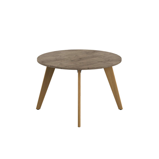 Plateau Round Table (FSC) | 1200mm | Grey Nebraska Oak