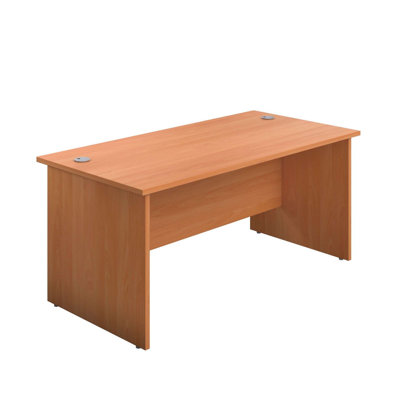 Panel Rectangular Desk: 800mm Deep | 1200X800 | Beech