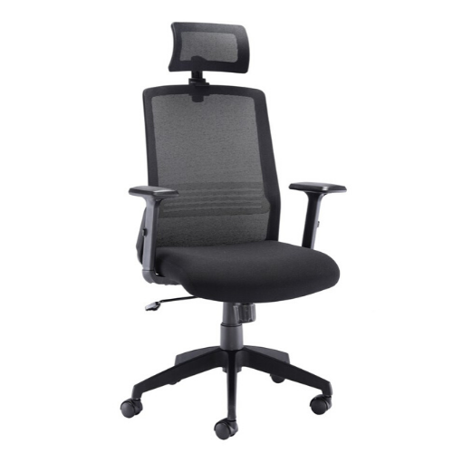 Denali HB task chair with height adjustable arms and headrest - Price Includes FREE Mainland UK Delivery