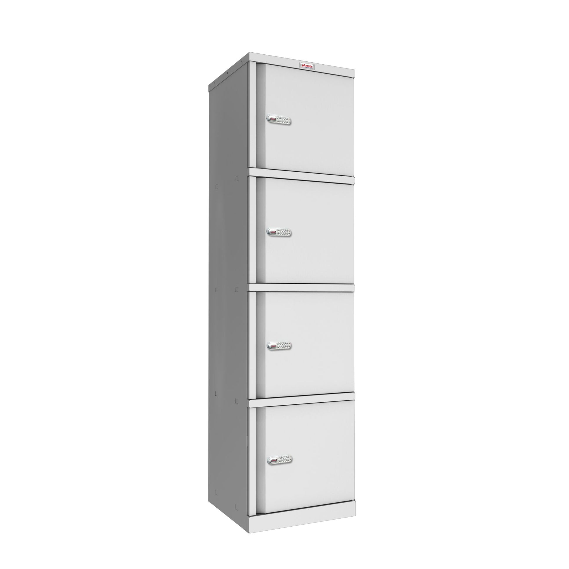 Steel 4 tier locker unit or 4 door storage unit - price includes delivery and build on site