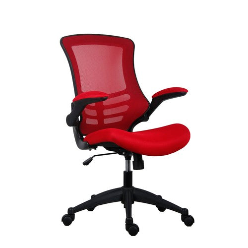 Marlos Mesh Back Office Chair with Folding Arms - 5 Colours