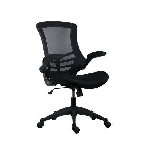 Marlos Mesh Back Office Chair with Folding Arms - 5 Colours