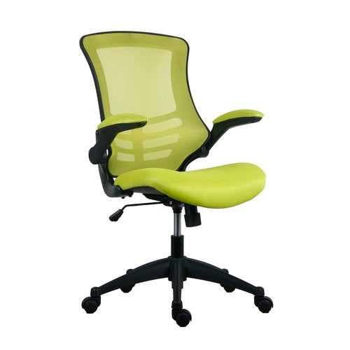 Marlos Mesh Back Office Chair with Folding Arms - 5 Colours